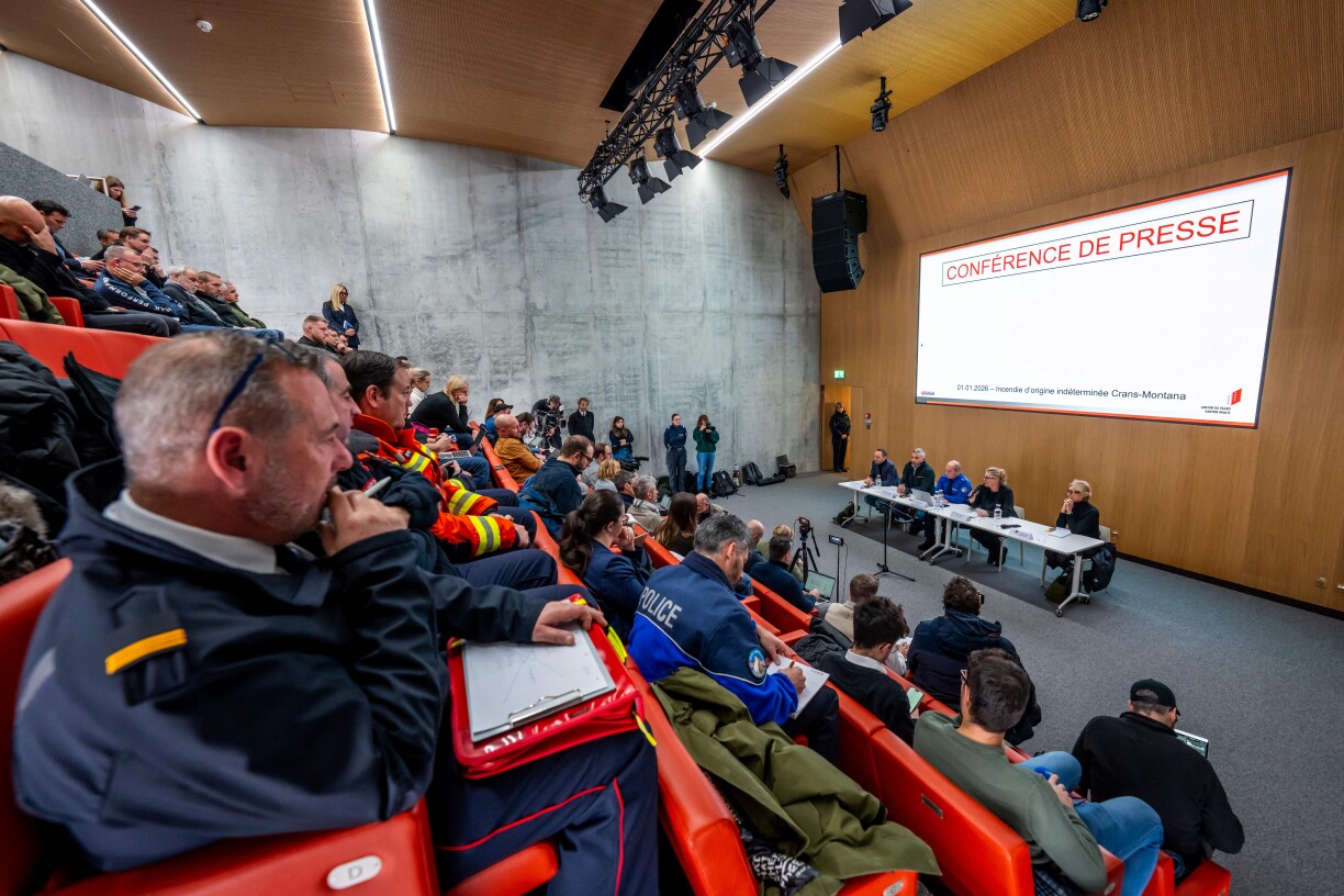 Pressekonferenz zu Crans-Montana no der Brandkatastroph