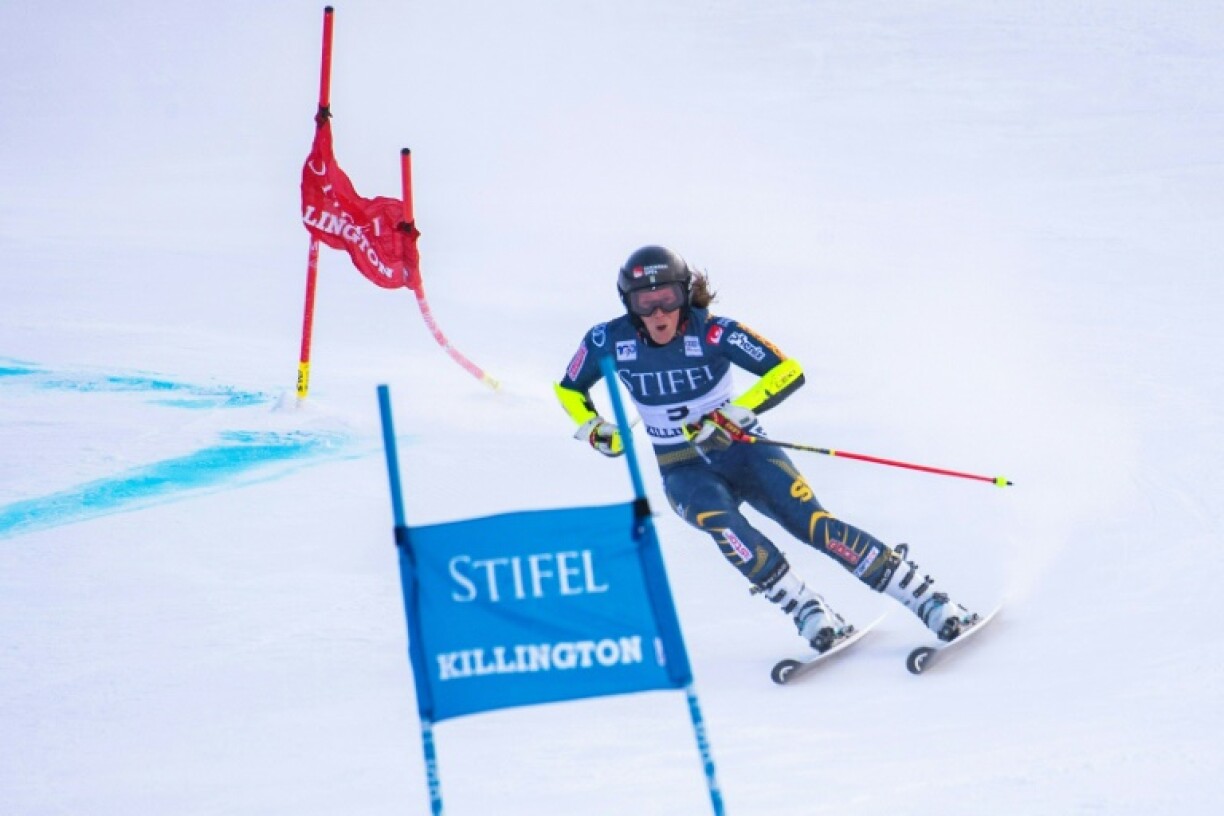 Sweden's Sara Hector races to victory in the Killington alpine World Cup giant slalom