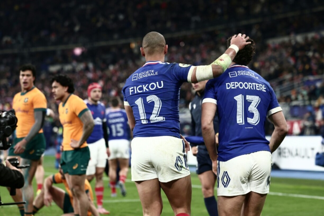 Gael Fickou and Nicholas Depoortere started France's win over Australia