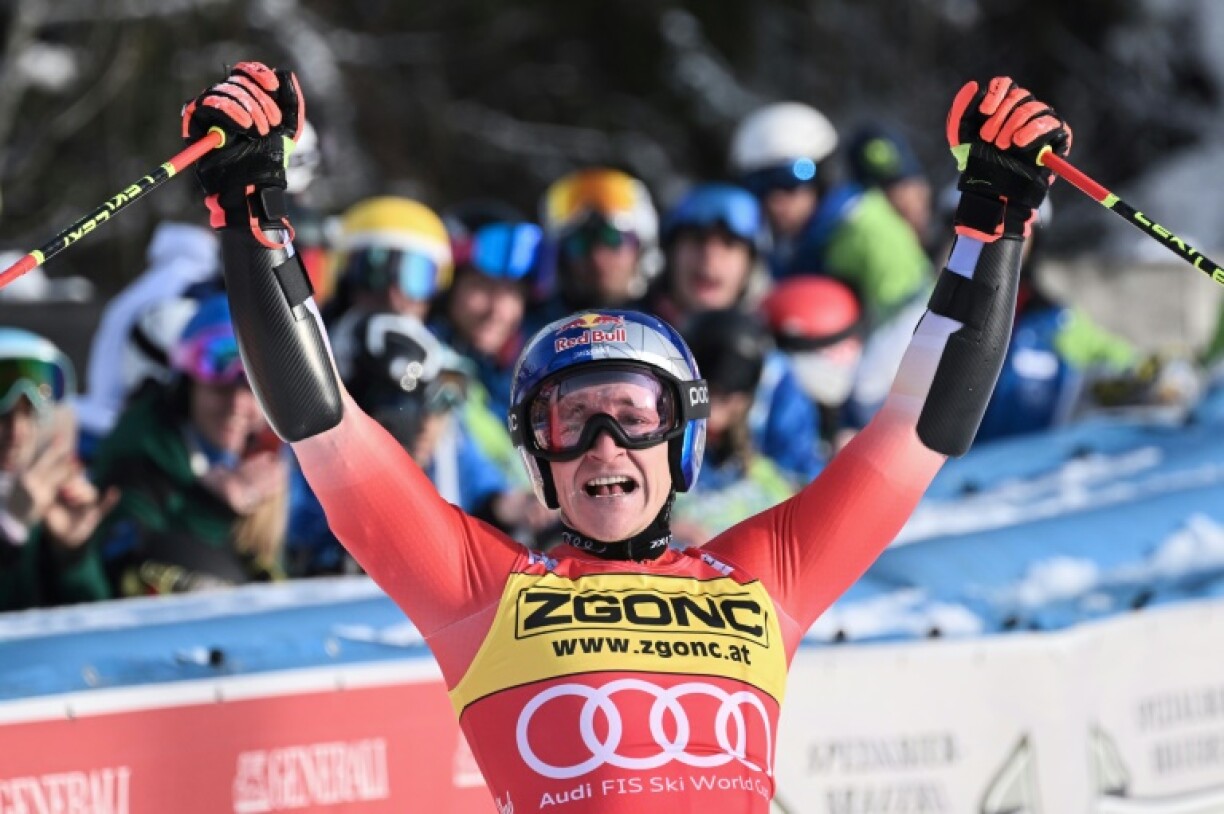 Le Suisse Marco Odermatt, vainqueur du géant d'Alta Badia, le 19 décembre 2022