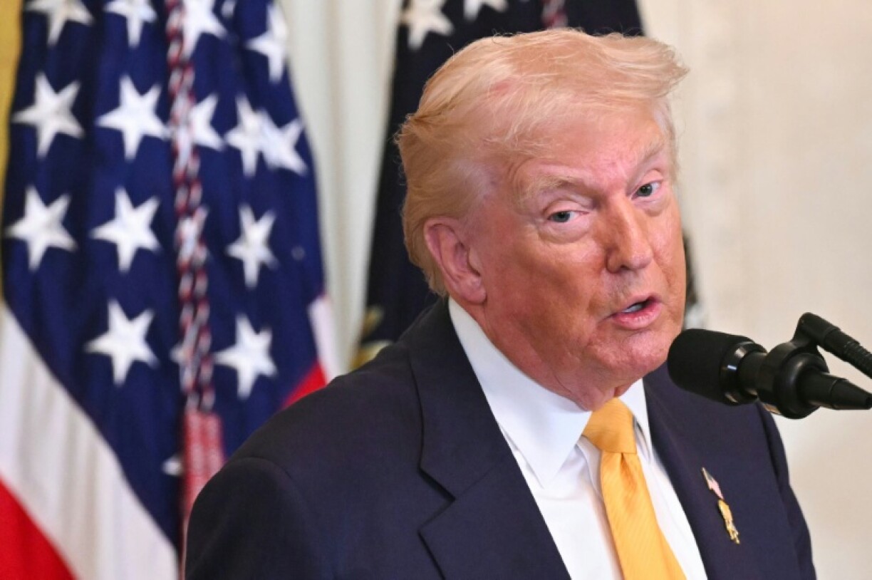 Le président américain Donald Trump le 18 février 2026 à la Maison Blanche à Washington