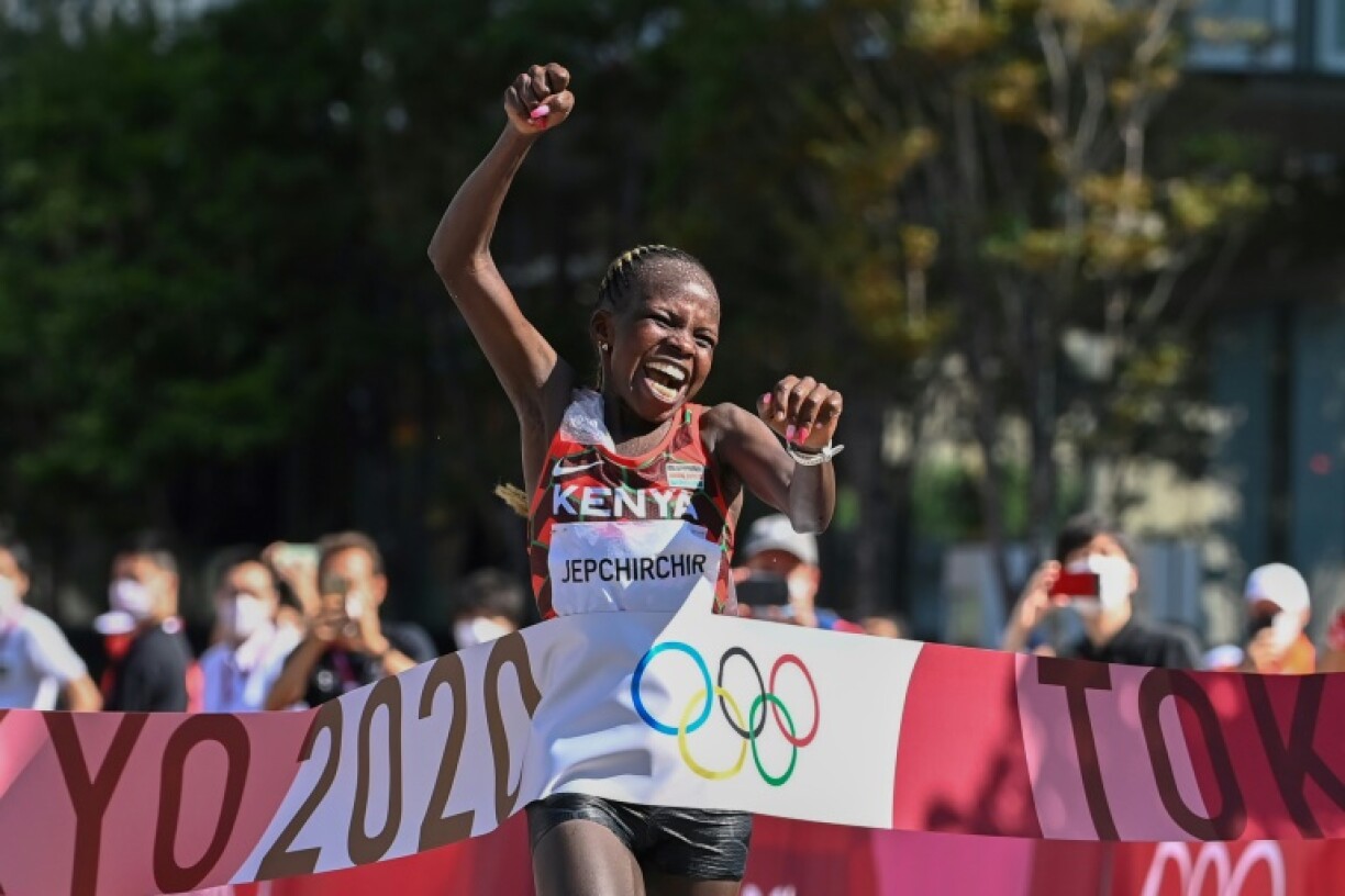 Jepchirchir won gold at the Tokyo Olympics in 2021