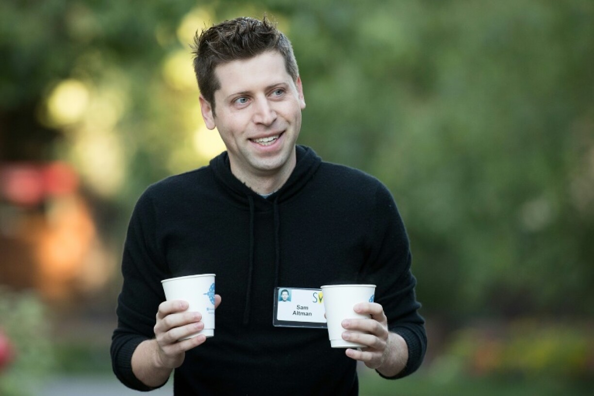Sam Altman à Sun Valley, aux Etats-Unis, le 8 mai 2023