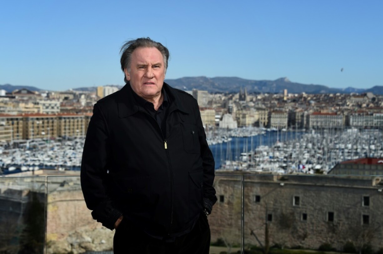 Gérard Depardieu le 18 février 2018, à Marseille