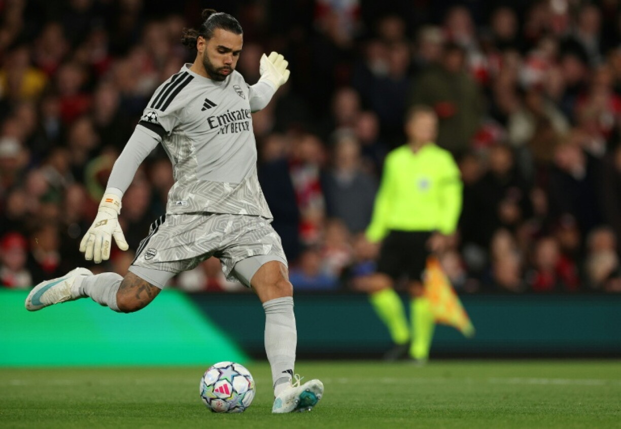 Arsenal goalkeeper David Raya
