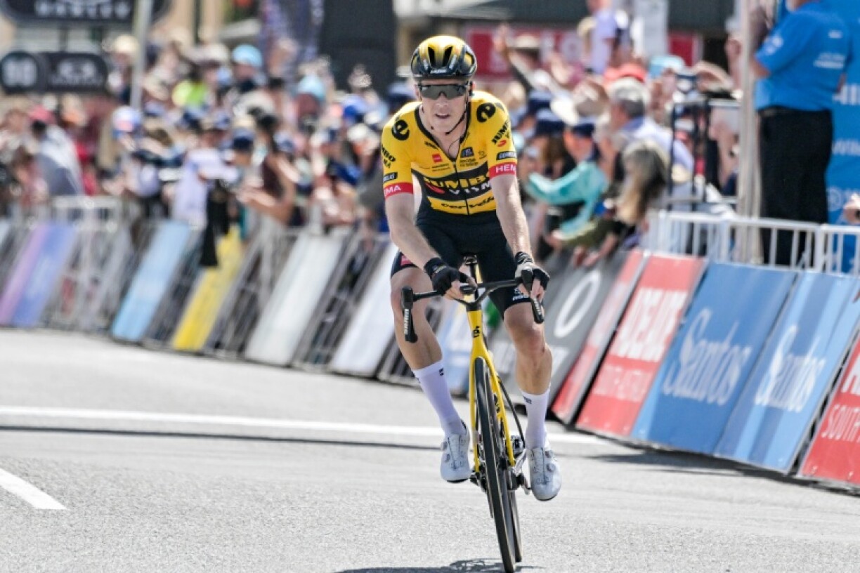 Australian cyclist Rohan Dennis in competitive action in 2023