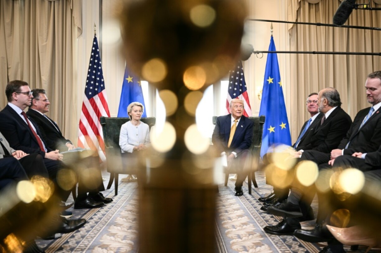 The EU-US trade deal means the 27-country bloc will face a baseline US levy of 15 percent - instead of a threatened 30 percent