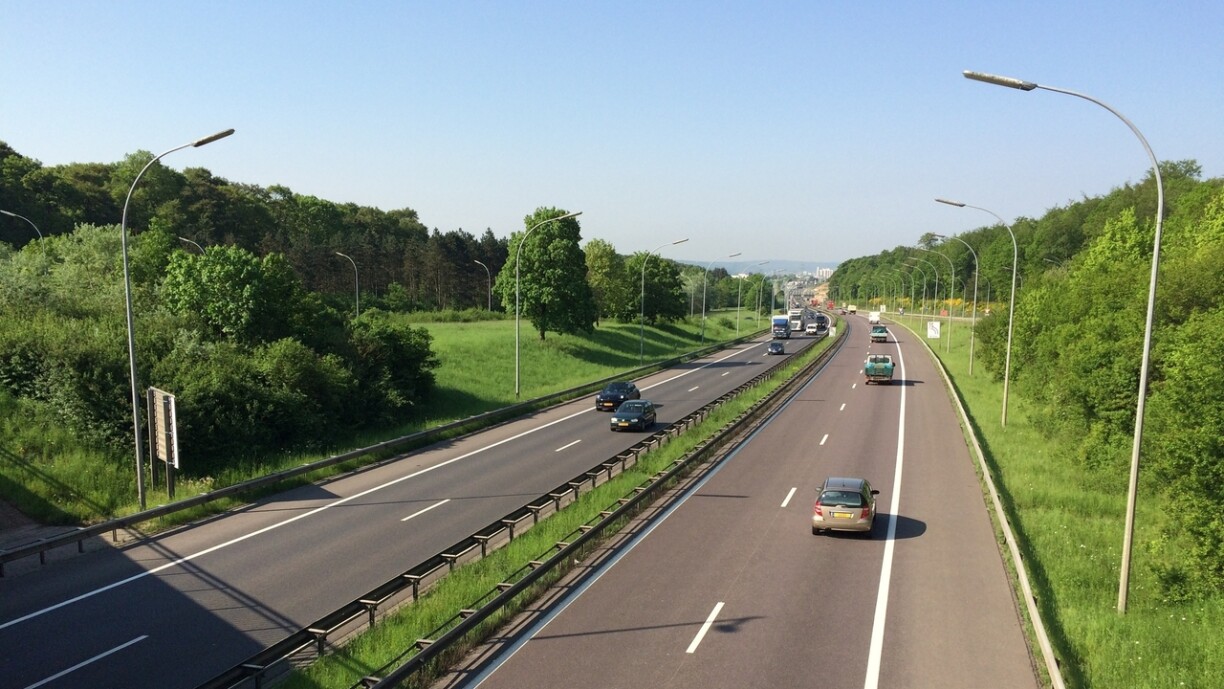 Illustrative image of a Luxembourg motorway