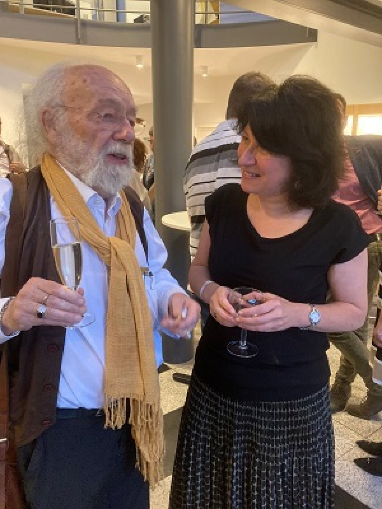 De Lambert Schlechter am Gespréich mat der Anne-Marie Reuter (Blackfountain Press)