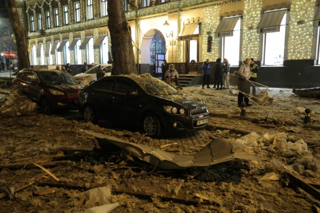 Frappe russe sur un hôtel à Odessa, le 31 janvier 2025