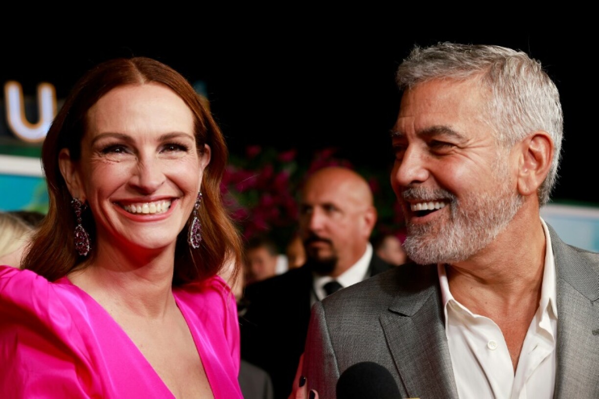 Clooney and Roberts, pictured here in 2022, will be among the stars at Venice