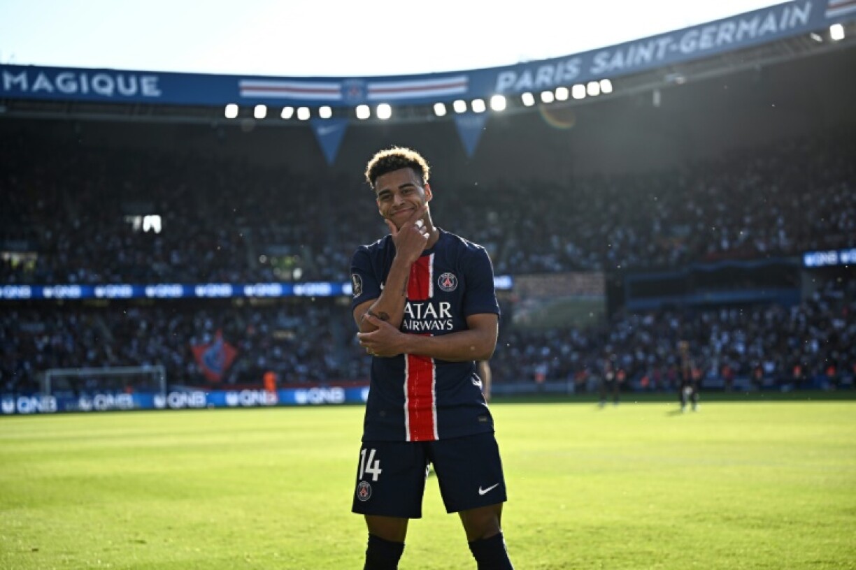 Desire Doue is enjoying a fine debut season at Paris Saint-Germain and has broken into the full France squad at the age of 19
