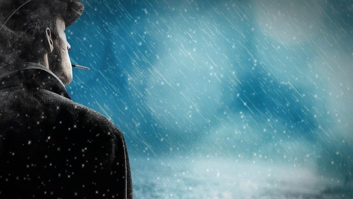 We wanted to find a picture of wet socks for this article, but that proved more difficult than you'd imagine. At least without breaking copyright laws.. so we opted for this 'ard looking man in the rain instead.