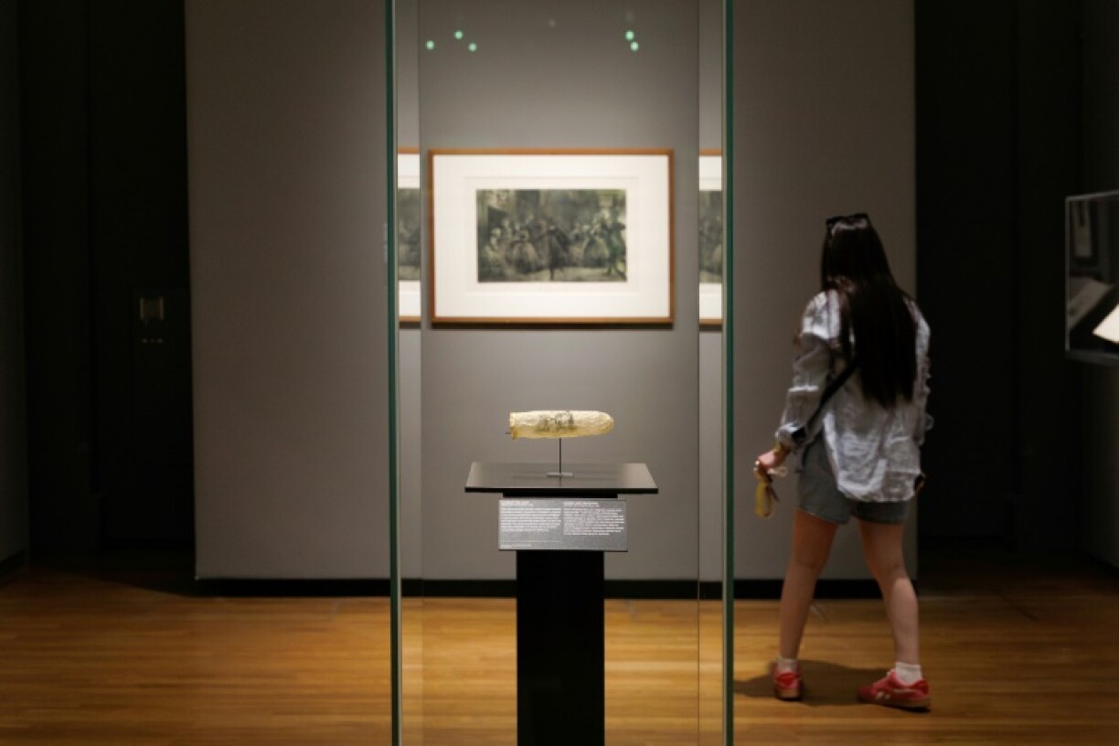 The rare condom is part of an exhibition on 19th century sexuality