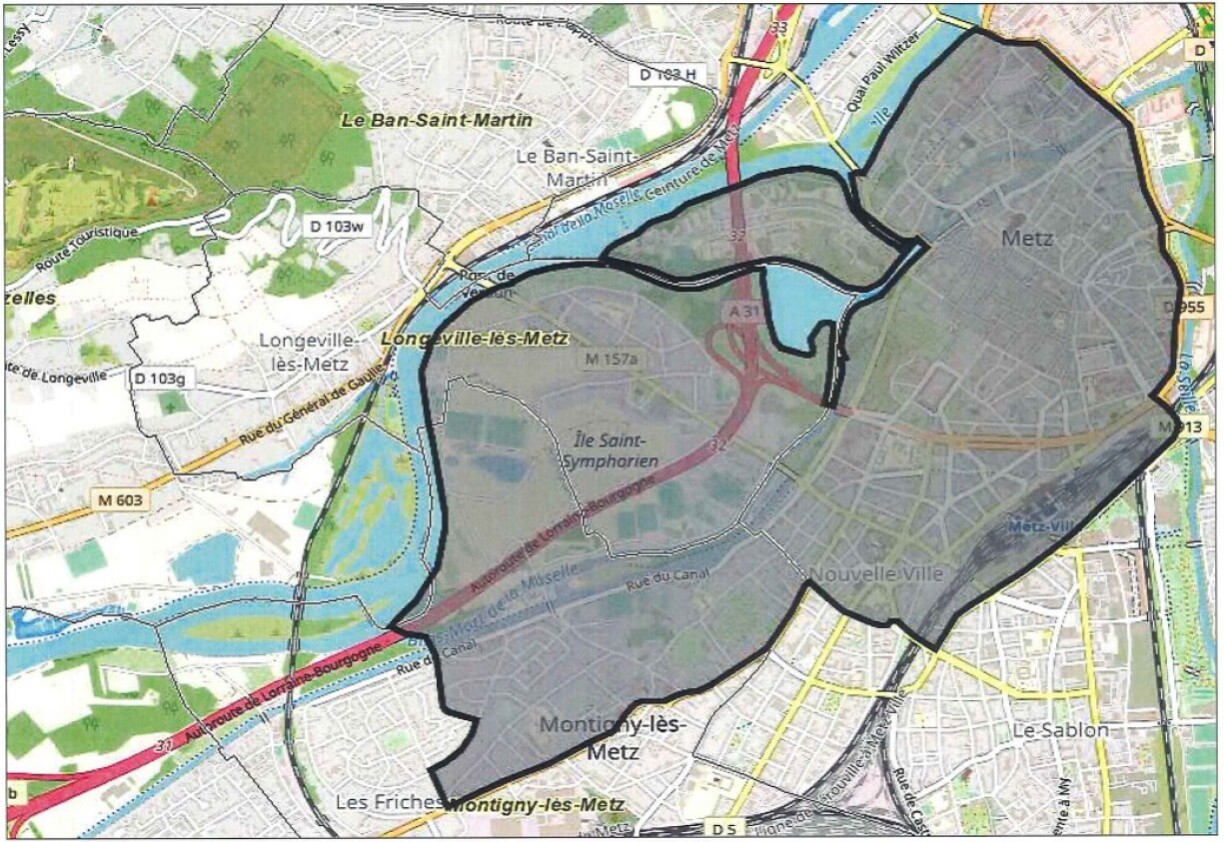 Les supporters marseillais ne sont pas autorisés à circuler dans cette zone, dimanche, de 12h à minuit.