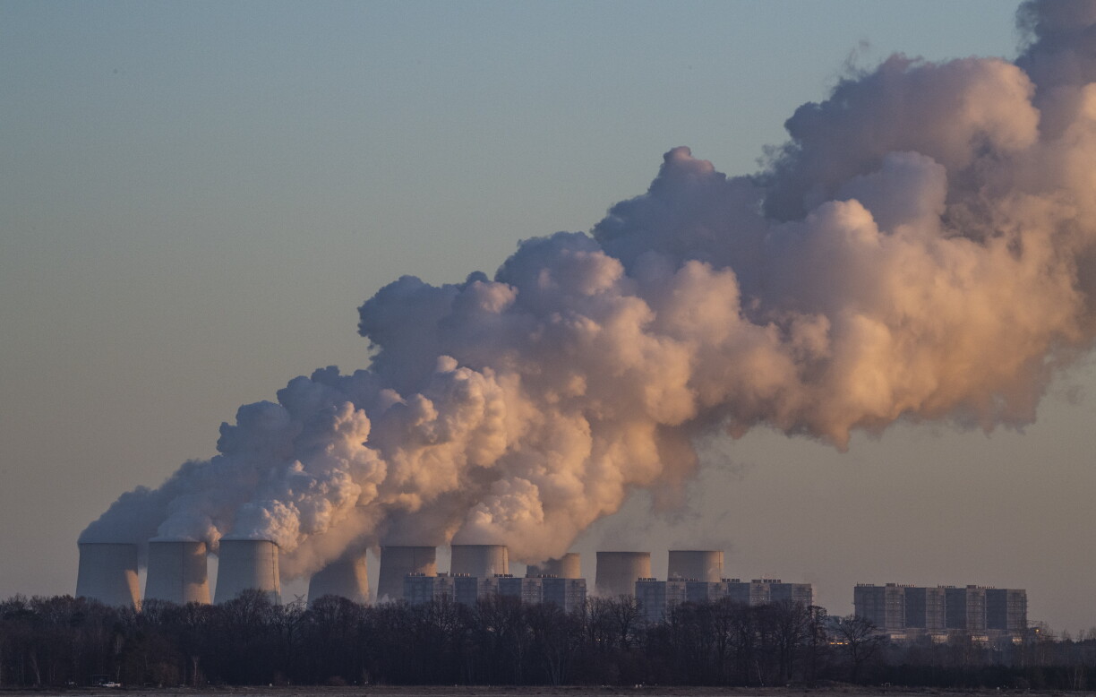 La centrale électrique de Jaenschwalde près de Peitz, dans l'est de l'Allemagne.