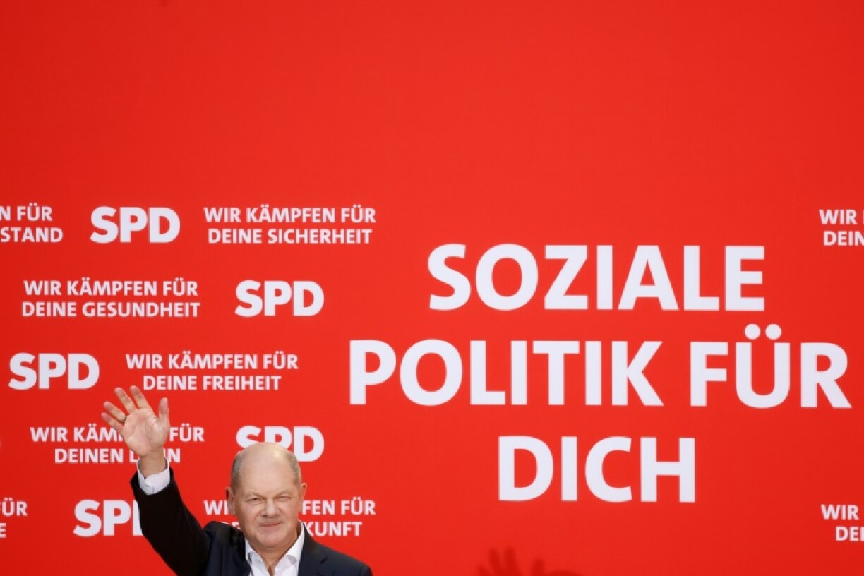 Social Democrat Olaf Scholz vowed a comeback against current frontrunner Friedrich Merz of the Christian Democrats (CDU) in February's election