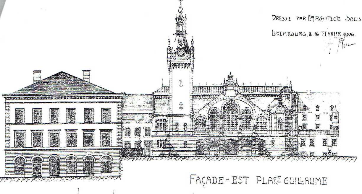 The planned market hall.