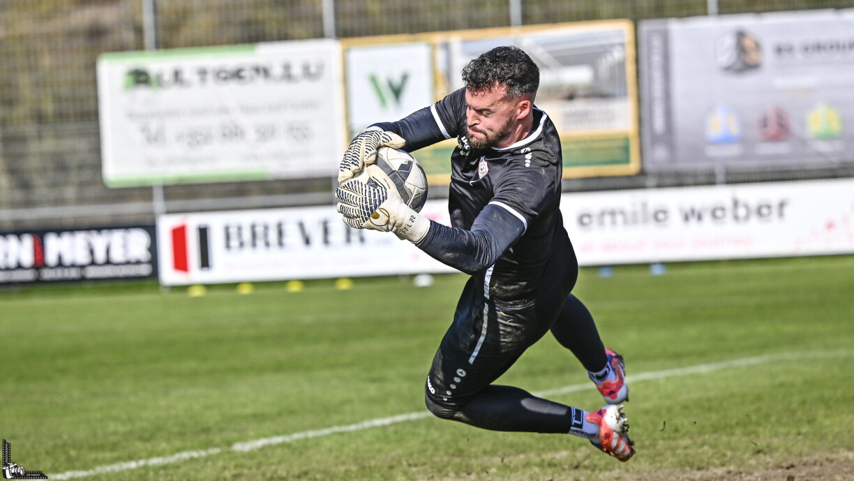 Niklas Bürger, le très fiable gardien de but de Rosport, sera l’une des armes du club de la Sûre.