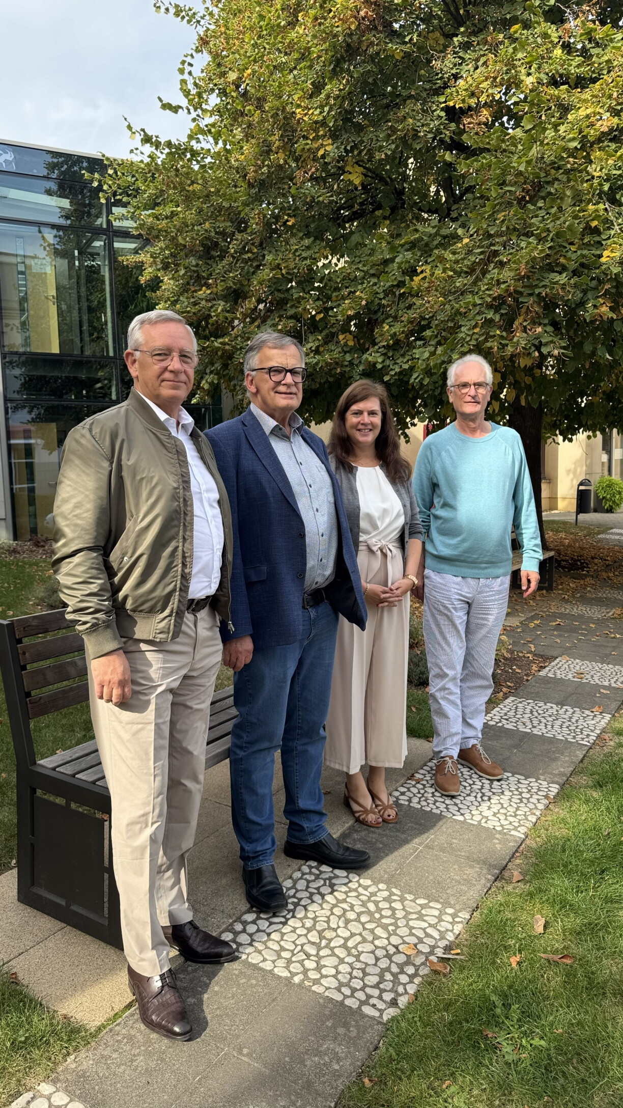De Steeseler Schäfferot (v.l.n.r.): Guy Schiltz, Claude Schintgen, Manon Kolber-Hoffmann, Siggy Rausch.