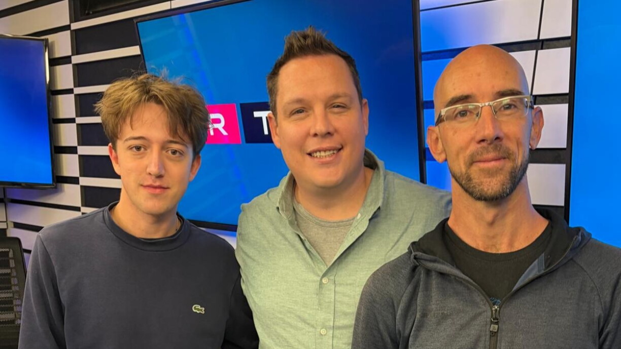 Axel, Sam and Julien on RTL Today Radio