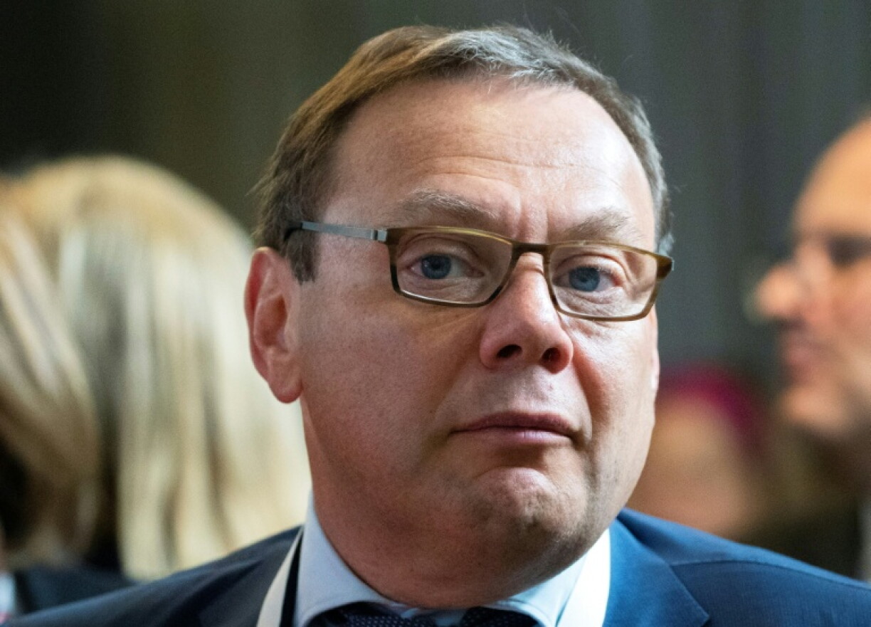 L'homme d'affaires russe et l'un des principaux actionnaires du conglomérat Alfa Group, Mikhaïl Fridman, assiste à une conférence à Moscou, le 17 septembre 2019