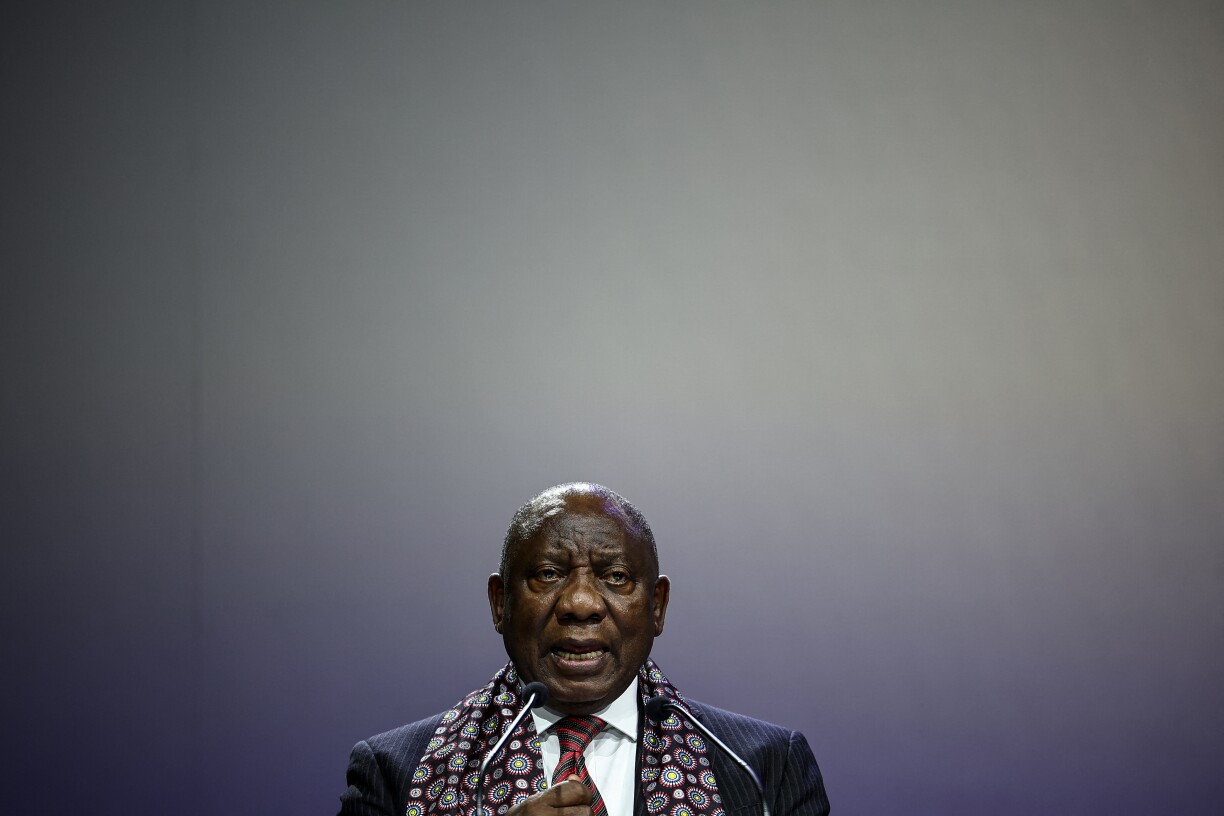 De President vu Südafrika Cyril Ramaphosa
