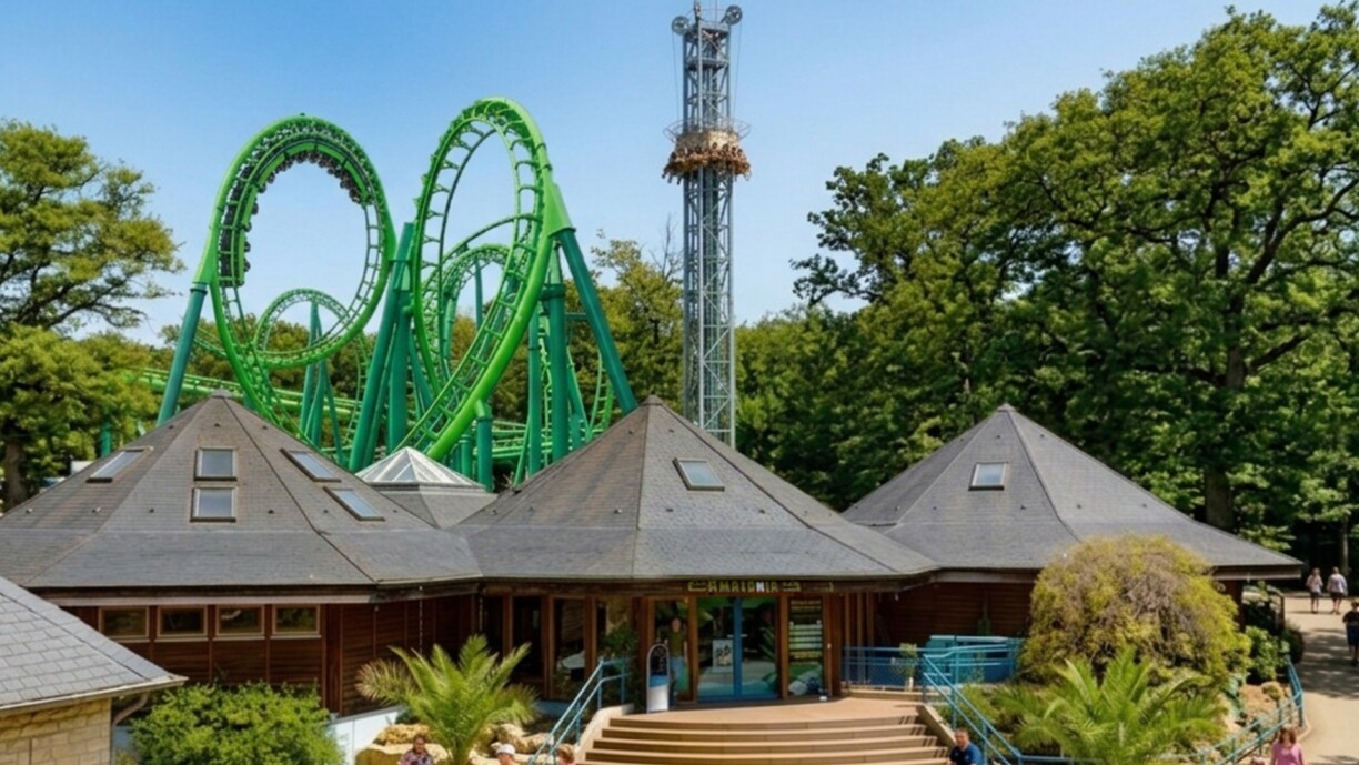 Hei eng aner Siicht op de Park, wéi e kéint an Zukunft ausgesinn. Wéi gesot, dëst ass nach keen offizielle Plang, ma just fir eng Iddi ze ginn, sou d'Bedreiwer-Firma.