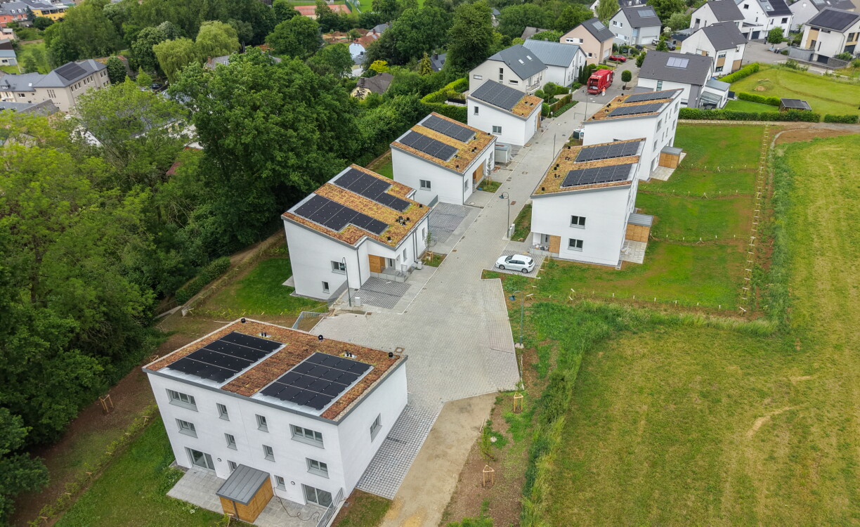 À Useldange, dix maisons construites par le Fonds du logement "Im Schiessberg"