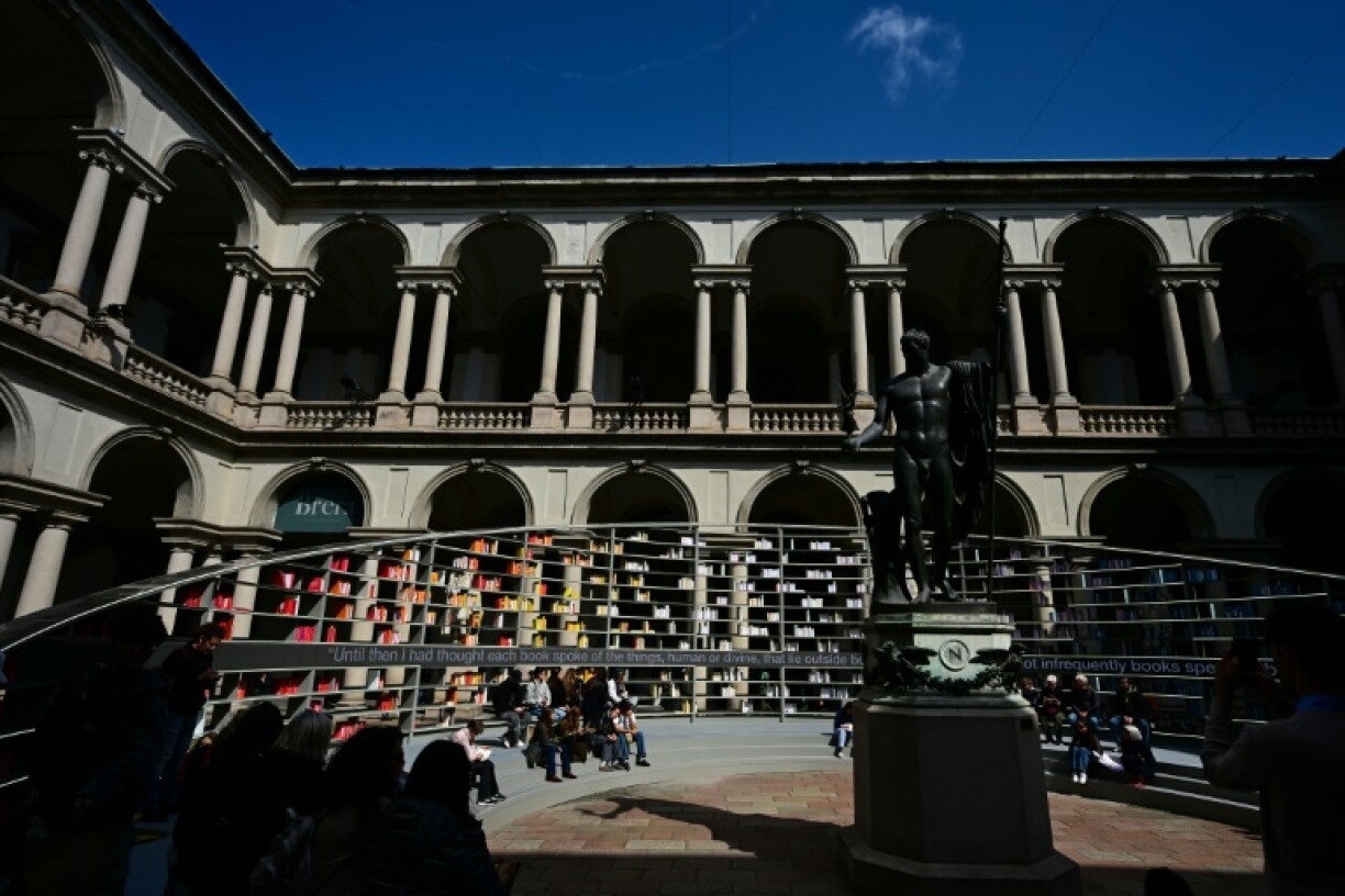 The fair has shows and installations across Milan
