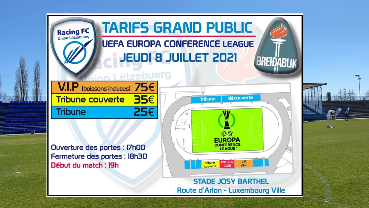 Une image de promotion publiée par le Racing sur ses réseaux sociaux