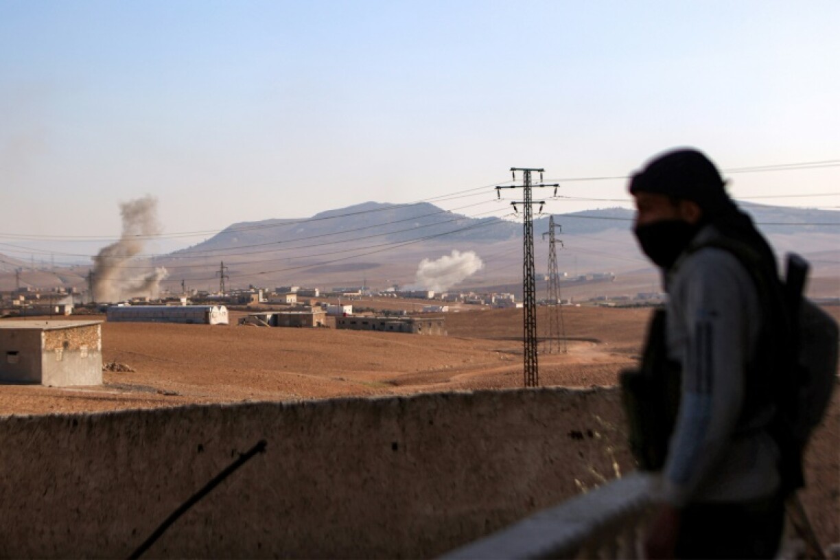 The Turkish-backed Syrian National Army has been battling Kurdish-led forces