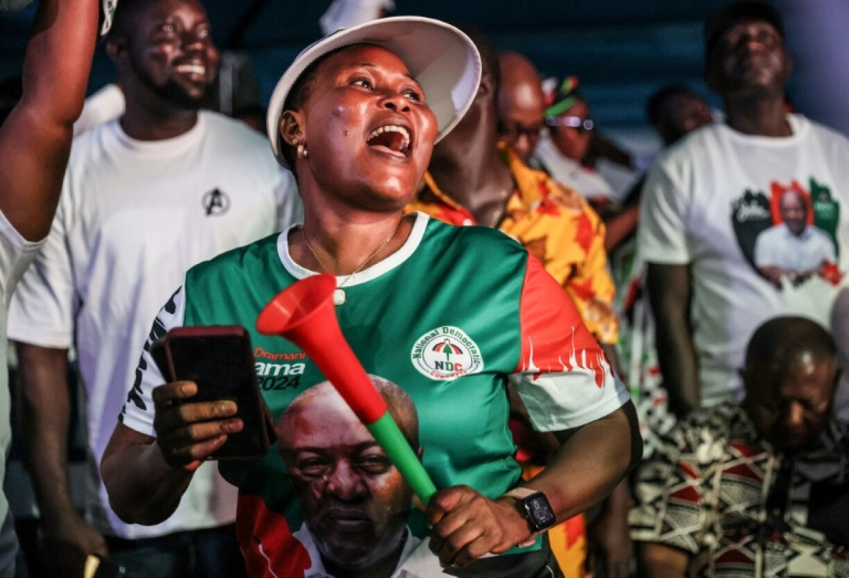 Supporters of president-elect John Mahama hope he can bring change and tackle economic problems