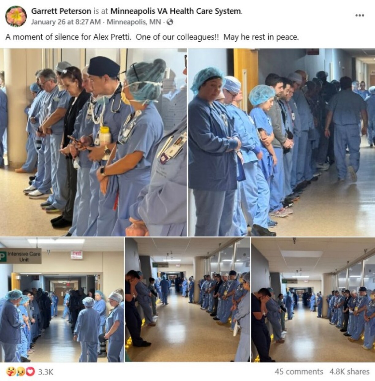 A screenshot of a Facebook post taken on January 28, 2026