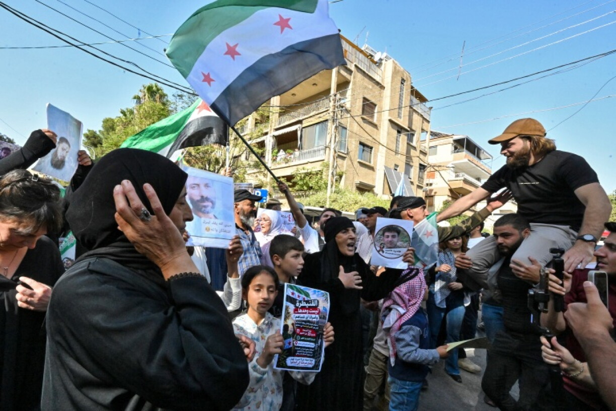 Hundreds rallied across Syria on Friday condemning Israeli incursions in the country's south including one this week that killed a man with a disability, AFP correspondents and state media reported