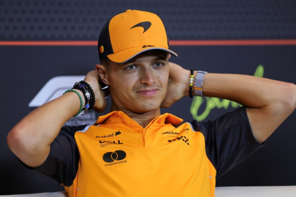 Lando Norris in no-nonsense mood at Thursday's Spanish Grand Prix press conference