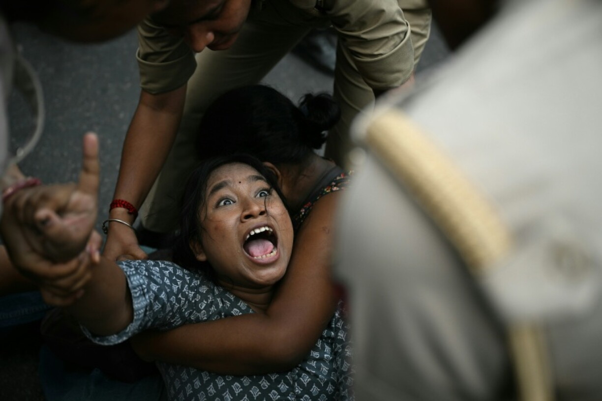 Protesters are seeking the resignation of the head of India's election commission, accusing it of manipulating voter rolls to benefit Prime Minister Narendra Modi's ruling party