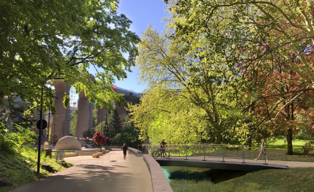 The Pétrusse project as presented by the City of Luxembourg