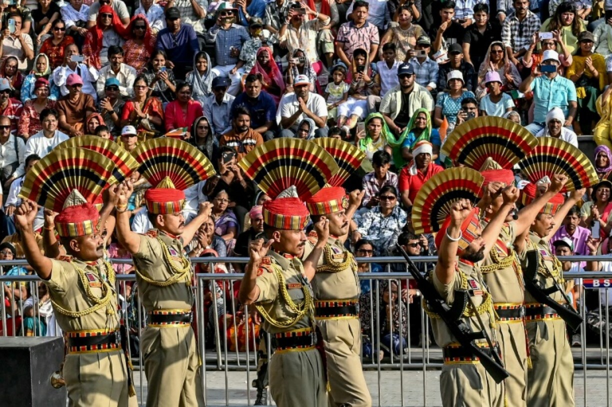 The daily theatrical show by soldiers at the India-Pakistan border is a hugely popular tourist attraction