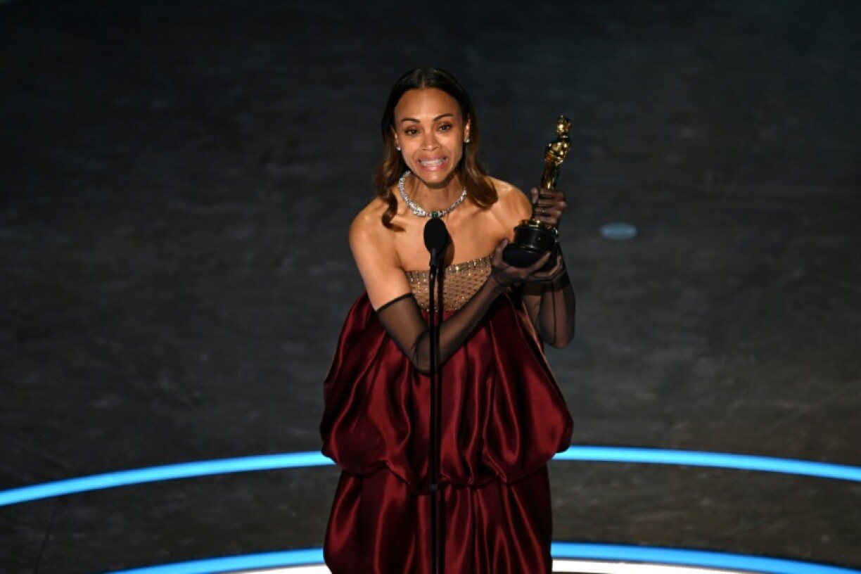 Zoe Saldana won the best supporting actress Oscar for 'Emilia Perez'