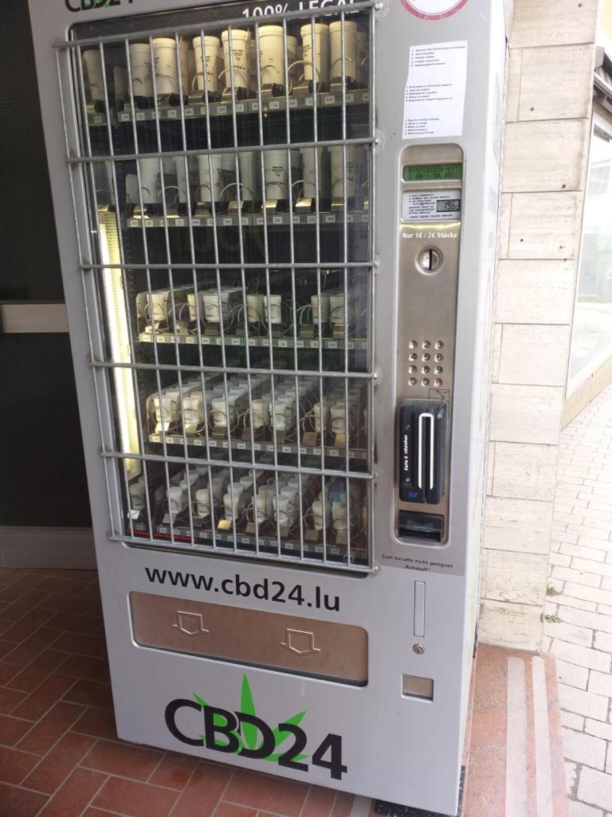 CBD vending machine in Wiltz