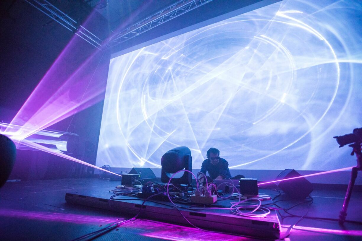 Audiovisuel Night 1 Beambreaker by Tadej Droljc _…estival by Dita Havrankova