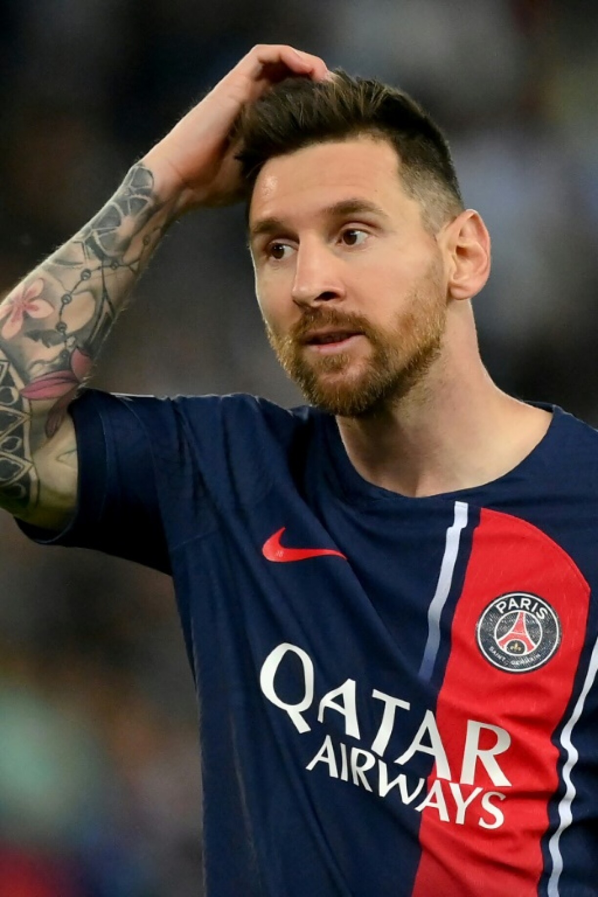 Lionel Messi during his time at Paris Saint-Germain