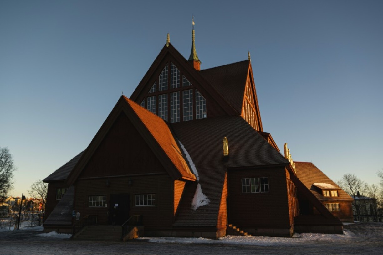 The iconic red wooden Kiruna Church is to be moved five kilometers as part of a campaign to expand Europe's biggest underground mine