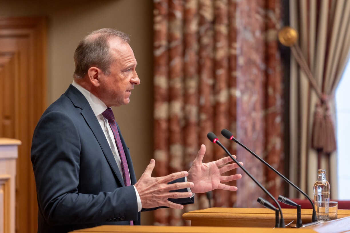 Gilles Roth, ministre des Finances, présente le budget 2024 à la Chambre des députés