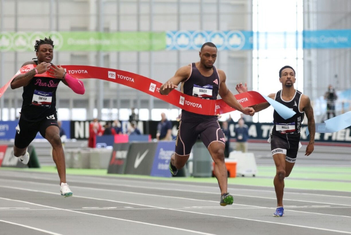 Ronnie Baker won the Men's 60m at the 2025 USATF Indoor Championships on Sunday.