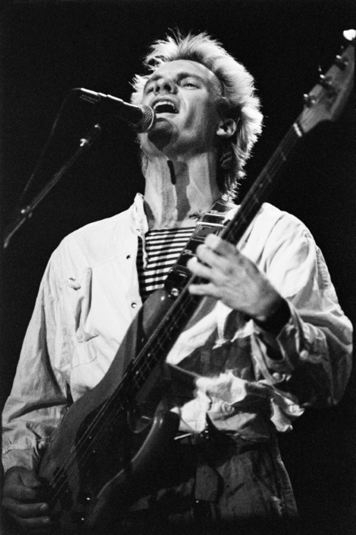 Sting in his heyday with The Police in 1983