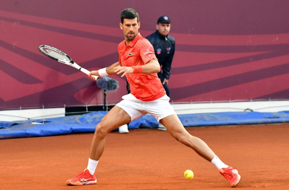 Novak Djokovic à Banja Luka, le 19 avril 2023