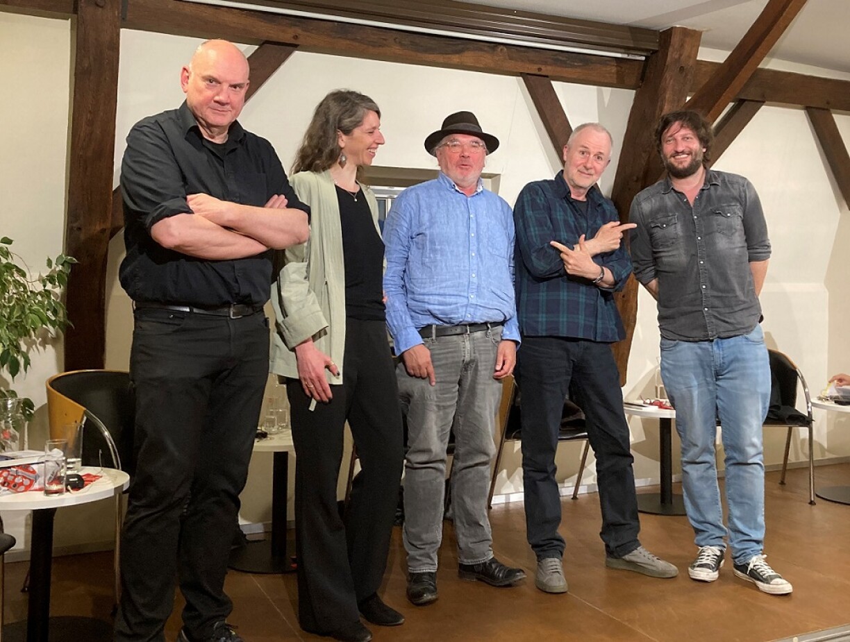 v.l.n.r.: Guy Helminger, Amélie Vrla, Nico Helminger, Tullio Forgiarini, Ian de Toffoli