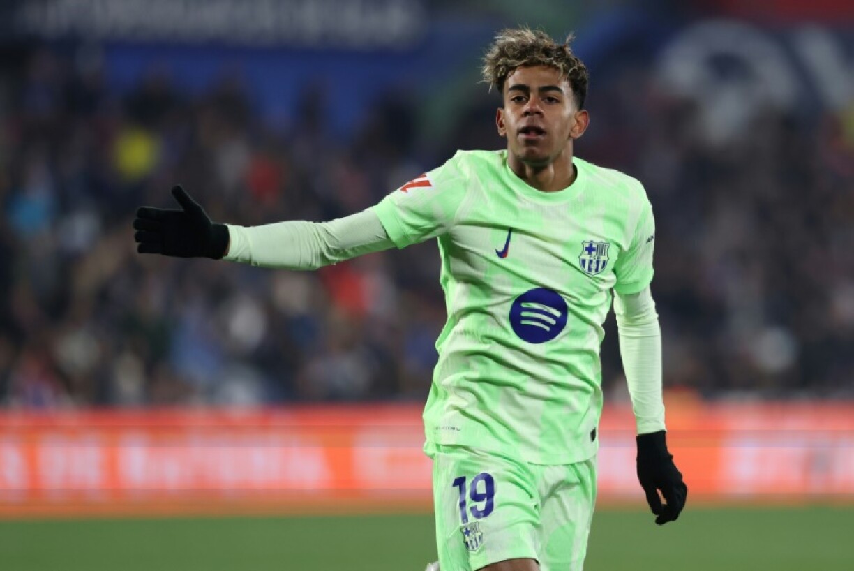 Barcelona's Spanish forward Lamine Yamal is the symbol of his rising side who are dreaming of European glory